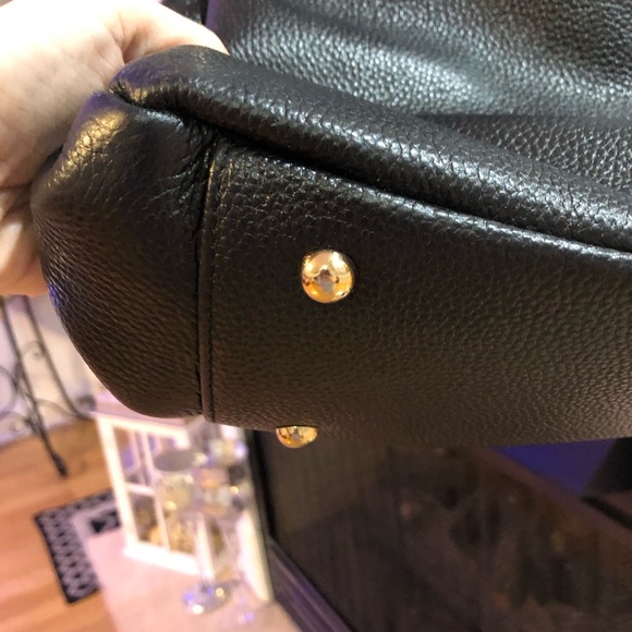 Heshe Leather Tote Purse Bag - Picture 2 of 6